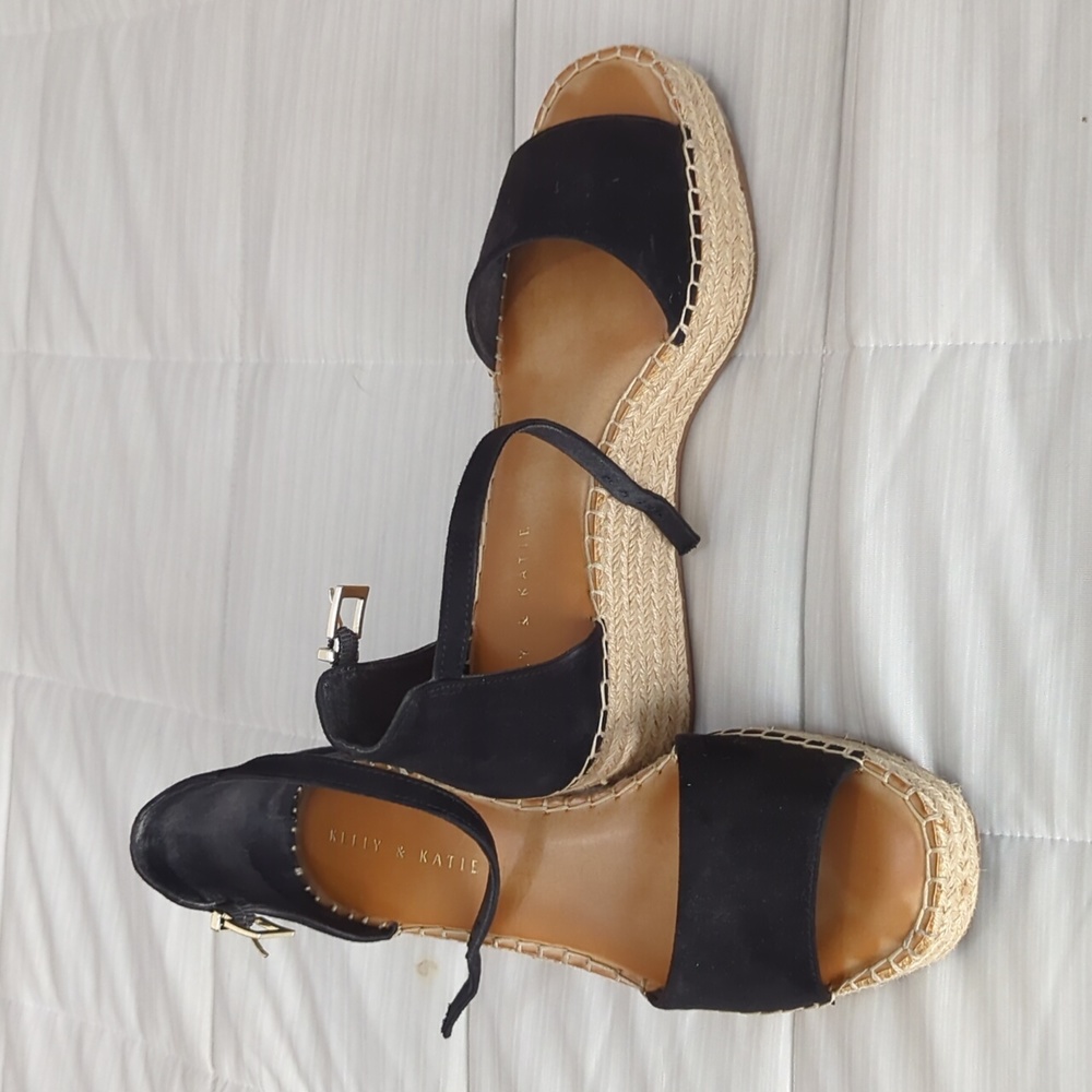 Black Kelly & Katie Espadrilles